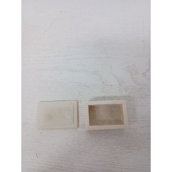 Vintage Carved Soap Stone Trinket Box Rocking Horse In Laid Mother Of Pearl Lid - Picture 7 of 12